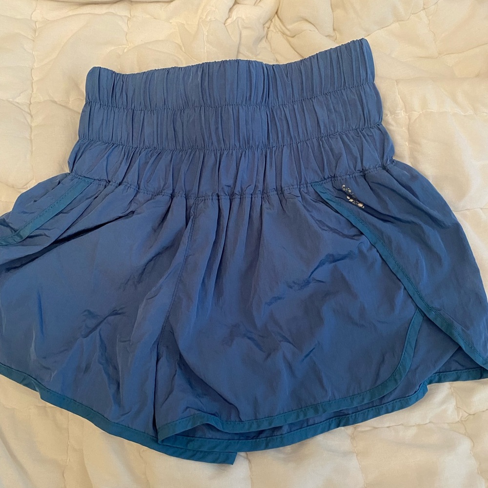 Ocean Blue Free People Way Home Shorts